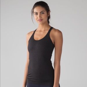 Lululemon Ebb & Flow Black Tank 2/XS